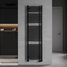 HD Standard Black 1800x500 mm íves törölközőszárító radiátor, matt fekete