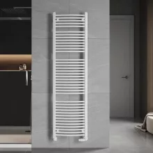 HD Standard White 1800x500 mm íves elektromos törölközőszárító radiátor, fényes fehér