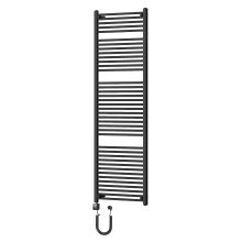 HD Standard Black 1800x600 mm egyenes smart elektromos törölközőszárító radiátor 900W-os wifi-s fűtőpatronnal, matt fekete