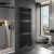   HD Standard Black 1800x600 mm egyenes törölközőszárító radiátor, matt fekete