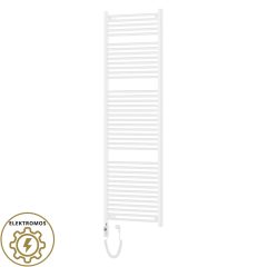   HD Standard White 1800x600 mm egyenes elektromos törölközőszárító radiátor 900W-os fűtőpatronnal, fényes fehér