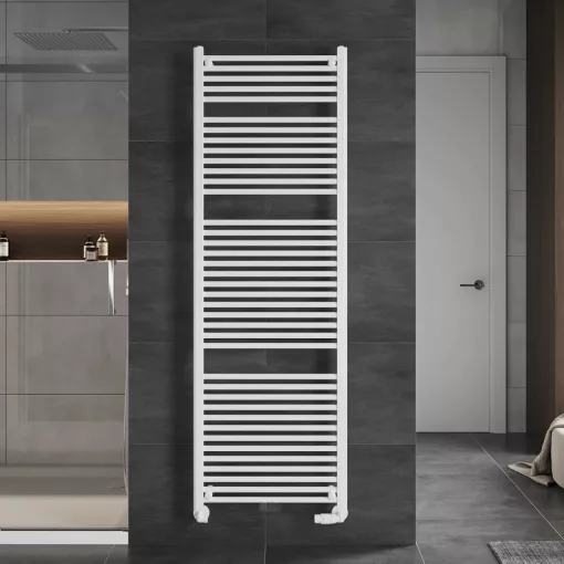 HD Standard White 1800x600 mm egyenes törölközőszárító radiátor, fényes fehér