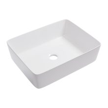 HD Nadia White 48 cm széles pultra ültethető hófehér porcelán mosdótál