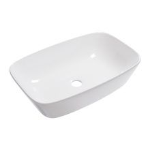 HD Infinity White 60 cm széles pultra ültethető hófehér porcelán mosdótál