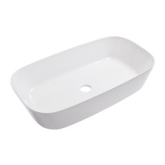   HD Infinity White 70 cm széles pultra ültethető hófehér porcelán mosdótál