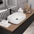 HD Terra White 56 cm széles pultra ültethető hófehér porcelán mosdótál