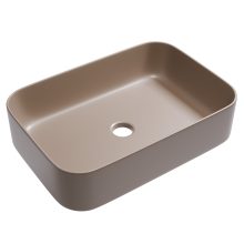 HD Meda Matt Cappucino 55 cm széles pultra ültethető matt cappucino porcelán mosdótál