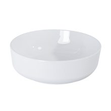 HD Lily White 42 cm széles pultra ültethető hófehér porcelán mosdótál