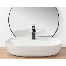 HD Arizona White 50 cm széles pultra ültethető hófehér porcelán mosdótál