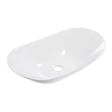 HD Emotion White 62 cm széles pultra ültethető hófehér porcelán mosdótál