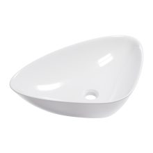 HD Ona White 60 cm széles pultra ültethető hófehér porcelán mosdótál