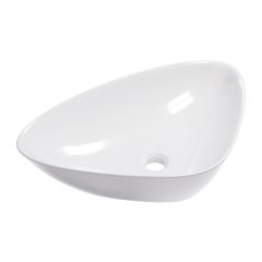  HD Ona White 60 cm széles pultra ültethető hófehér porcelán mosdótál