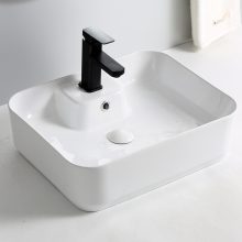 HD Bella 51 cm széles pultra ültethető hófehér porcelán mosdó