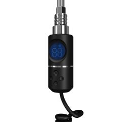   HD Thermo-X1 Black 400W elektromos fűtőpatron törölközőszárító radiátorhoz digitális hőfokszabályozóval, matt fekete