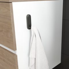   HD Modo Black törölközőtartó, fürdőszobai mosdószekrényekhez