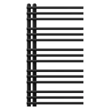 HD Triton Black 1000x500 mm design törölközőszárító radiátor, matt fekete