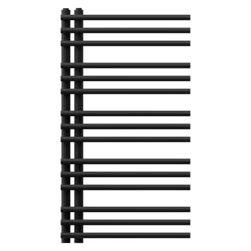 HD Triton Black 1000x500 mm design törölközőszárító radiátor, matt fekete