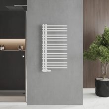 HD Triton White 1000x500 mm design törölközőszárító radiátor, fényes fehér