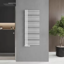 HD Triton White 1200x500 mm design törölközőszárító radiátor, fényes fehér