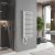 HD Triton White 1200x600 mm elektromos design törölközőszárító radiátor 400W-os fűtőpatronnal, fényes fehér