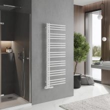 HD Triton White 1400x500 mm design törölközőszárító radiátor, fényes fehér