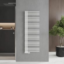HD Triton White 1400x600 mm design törölközőszárító radiátor, fényes fehér
