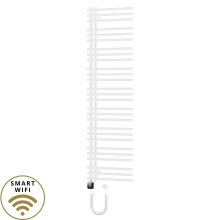 HD Triton White 1600x500 mm smart elektromos design törölközőszárító radiátor 600W-os wifi-s fűtőpatronnal, fényes fehér