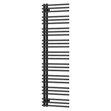 HD Triton Black 1600x600 mm design törölközőszárító radiátor, matt fekete