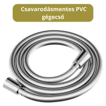 HD Aleta Chrome szabadonálló kádtöltő csaptelep nyitott cascade kifolyócsővel és kézi zuhanyszettel