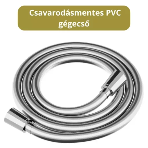 HD Aleta Chrome szabadonálló kádtöltő csaptelep nyitott cascade kifolyócsővel és kézi zuhanyszettel