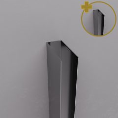   HD X2P króm toldóprofil csomag, +2x 20 mm, 195 cm magas (Toronto zuhanyajtóhoz, Felix és Nero Duo zuhanykabinhoz)