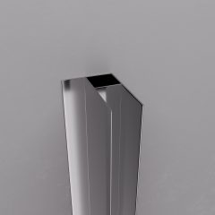   HD-X5-190-CHROME toldóprofil, +20 mm, 190 cm magas (Elio, Nova zuhanykabinokhoz)