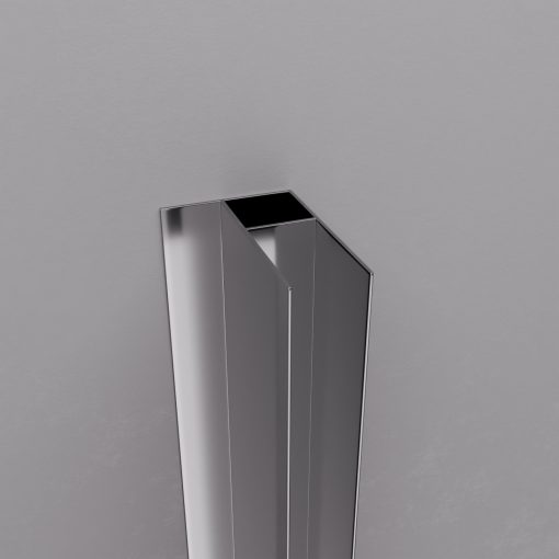 HD-X5-190-CHROME toldóprofil, +20 mm, 190 cm magas (Elio, Nova zuhanykabinokhoz)