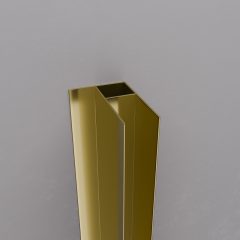   HD-X5-190-GOLD toldóprofil, +20 mm, 190 cm magas (Elio zuhanykabinokhoz)