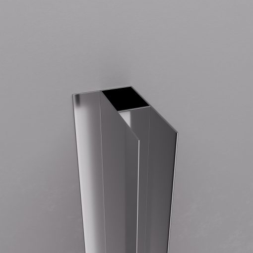 HD-X6-190-CHROME toldóprofil, +30 mm, 190 cm magas (Elio, Nova zuhanykabinokhoz)