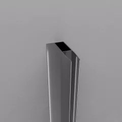   HD XF-01 króm toldóprofil, +28 mm, 195 cm magas (Nexon, Defender, Valentin zuhanyajtókhoz és kabinok 6 mm-es oldalüvegéhez)