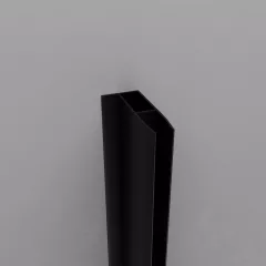   HD XF-70 fekete toldóprofil, +28 mm, 195 cm magas (Nexon, Defender, Valentin zuhanyajtókhoz és kabinok 6 mm-es oldalüvegéhez)