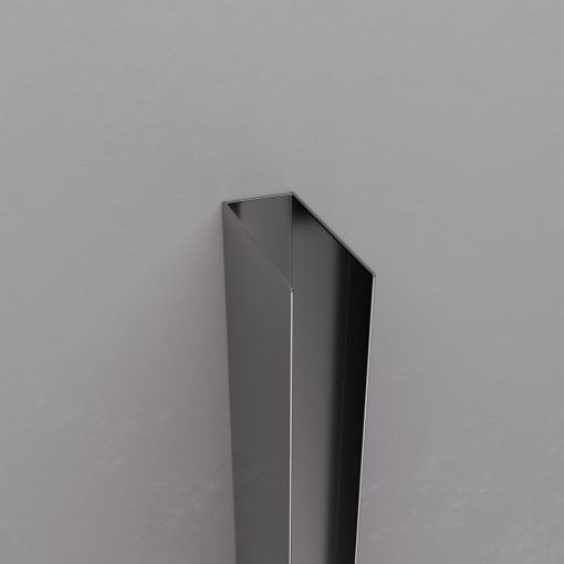 HD XP-01 króm toldóprofil, +20 mm, 195 cm magas (Toronto, Felix, Nero zuhanyajtókhoz)