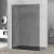   HD Arlo Dark White Walk-In zuhanyfal 8 mm vastag vízlepergető biztonsági üveggel, 200 cm magas, fehér profillal és távtartóval
