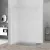   HD Arlo Matt White Walk-In zuhanyfal 8 mm vastag vízlepergető biztonsági matt üveggel, 200 cm magas, fehér profillal és távtartóval