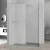   HD Arlo Matt White Kombi Walk-In zuhanyfal 8 mm vastag vízlepergető biztonsági matt üveggel, 200 cm magas, fehér profillal és távtartóval