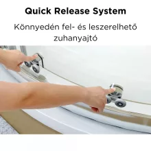 HD Elio 90x90 íves két tolóajtós zuhanykabin 6 mm vastag vízlepergető biztonsági üveggel, krómozott elemekkel, 190 cm magas
