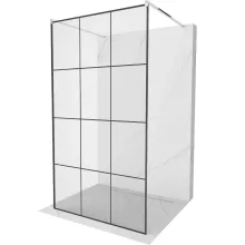 HD Oslo Light szabadonálló Walk-In zuhanyfal 8 mm vastag vízlepergető biztonsági üveggel, 200 cm magas, két távtartóval