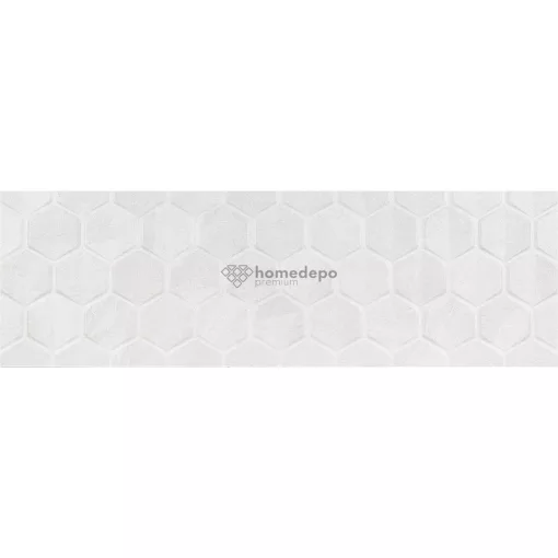 DURSTONE HEXON WHITE 31X98 3D felületű falburkolat,csempe