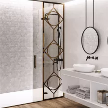 DURSTONE HEXON WHITE 31X98 3D felületű falburkolat,csempe