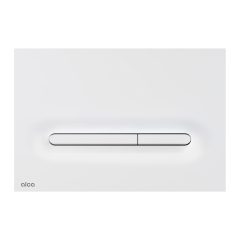   Alca M1876 nyomólap beépíthető WC tartályhoz, kettős öblítésű, matt fehér