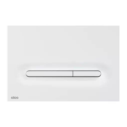 Alca M1876 nyomólap beépíthető WC tartályhoz, kettős öblítésű, matt fehér