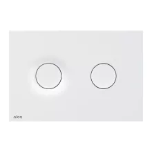 Alca M1976 nyomólap beépíthető WC tartályhoz, kettős öblítésű, matt fehér