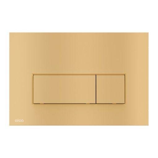 Alca M57 nyomólap beépíthető WC tartályhoz, kettős öblítésű, matt arany