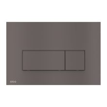 Alca M57-GM nyomólap beépíthető WC tartályhoz, kettős öblítésű, matt szürke